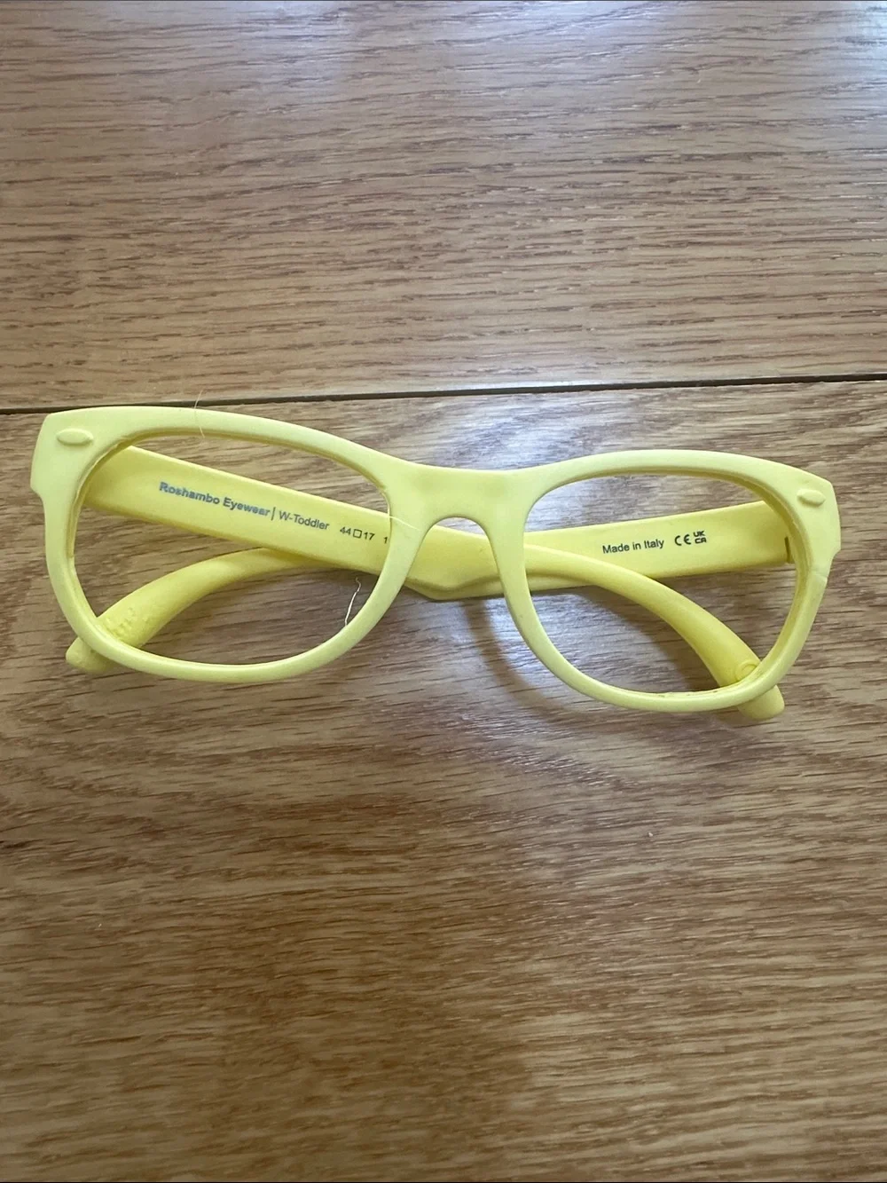 RoShamBo Kids Yellow Toddler Eyewear - Flexible Frame